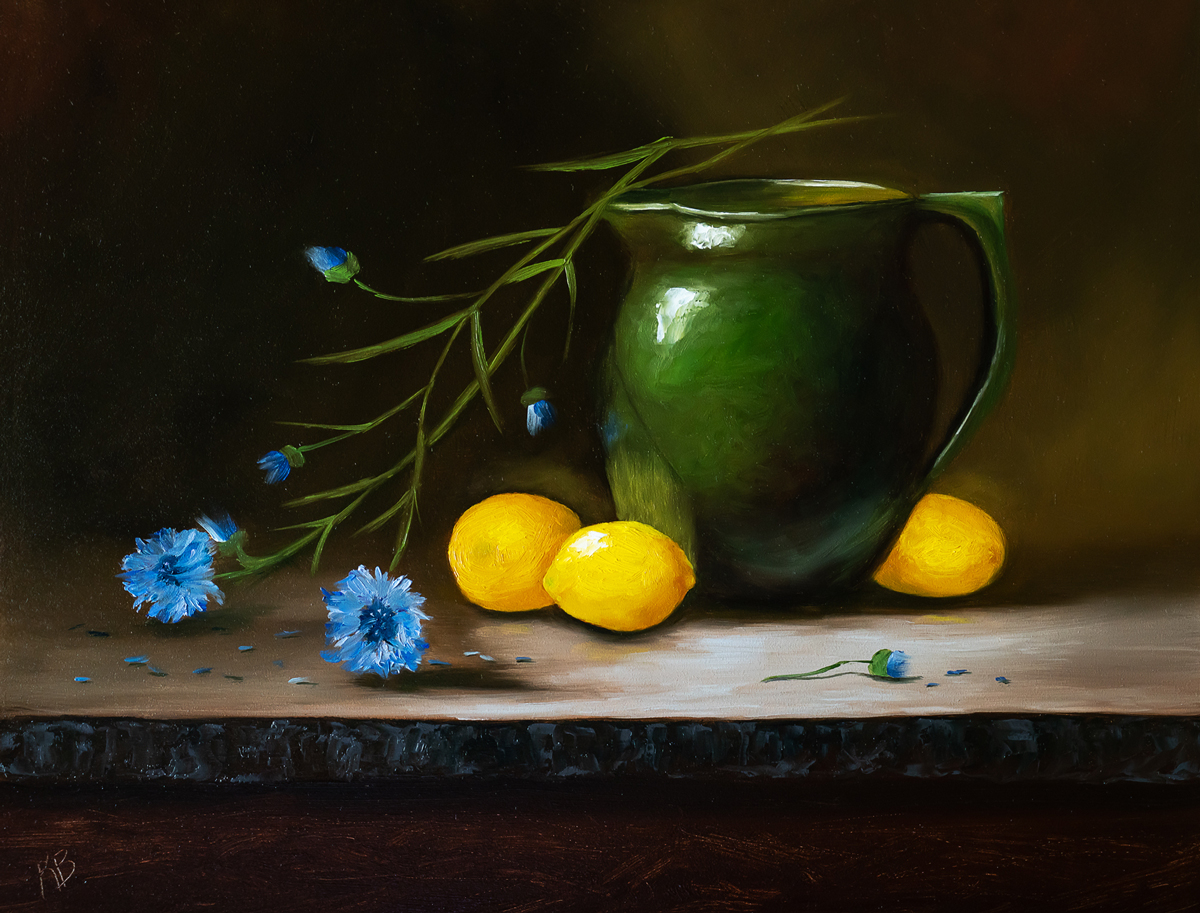 Lemons and Cornflowers