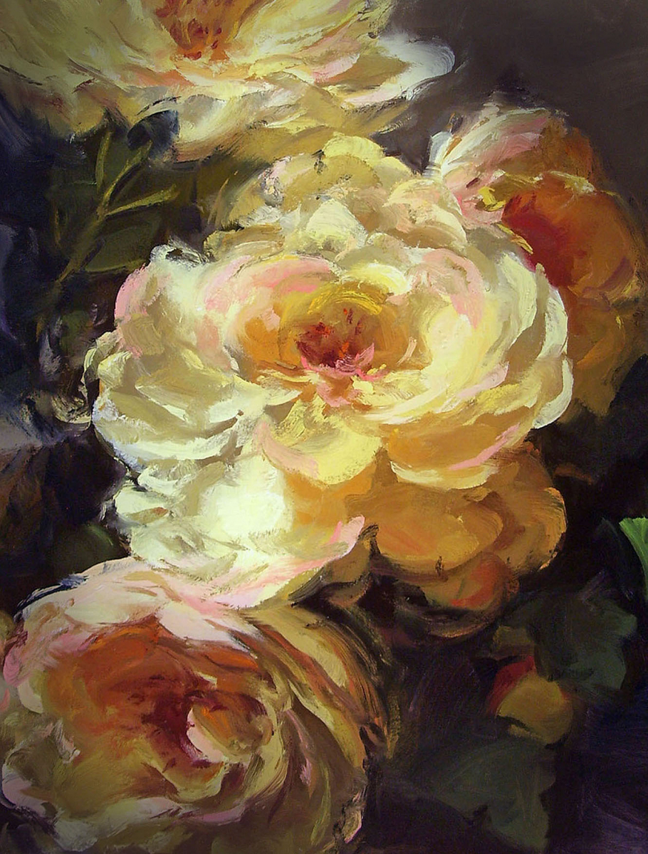 Yellow Peonies III