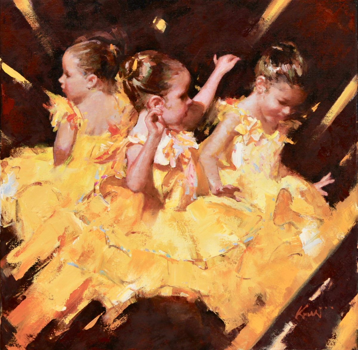 Four Little Ballerinas
