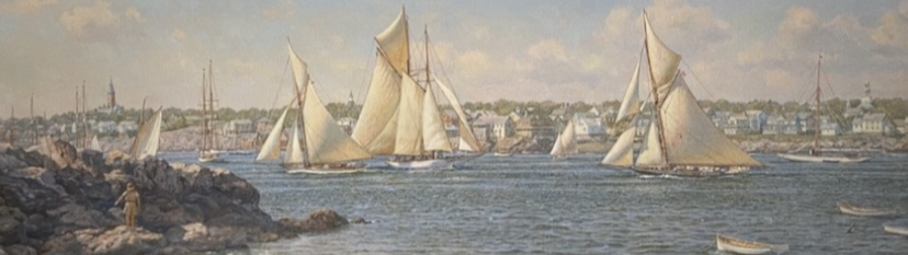 Marblehead Harbor From The Neck