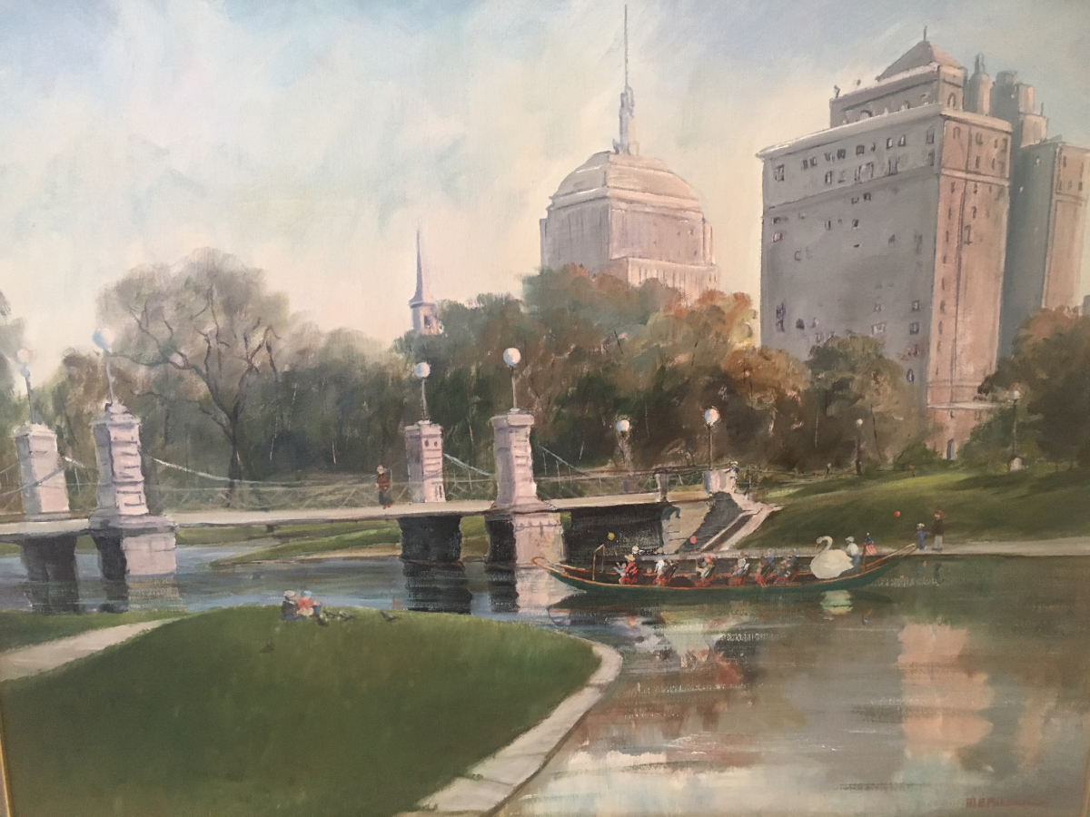 "Swan Boats, Boston Public Garden" circa 1967