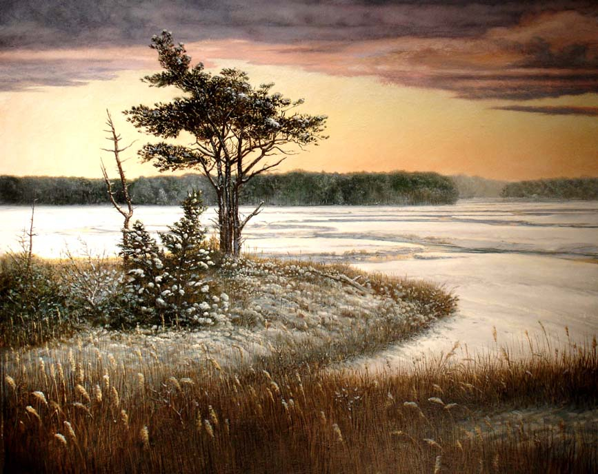 "Winter on Blackfish Creek, Wellfleet, MA"