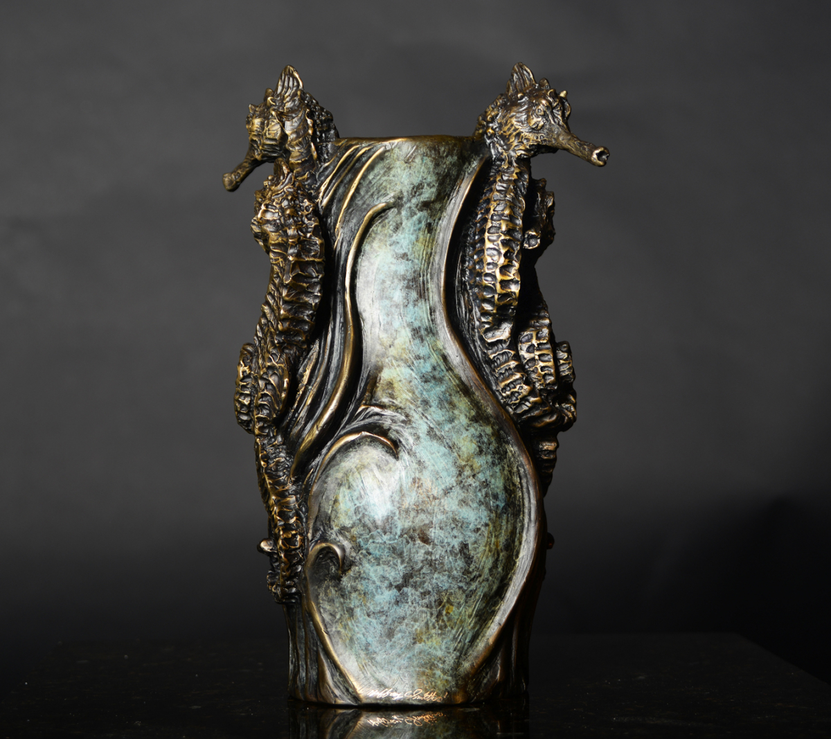 Seahorse Vase