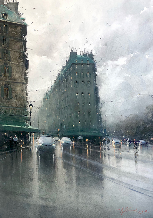 "Paris on a Rainy Day"