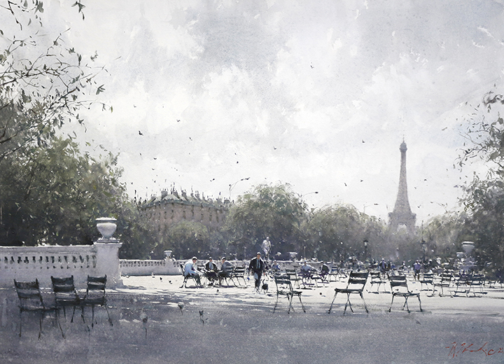 "Sunday at Luxembourg Gardens"
