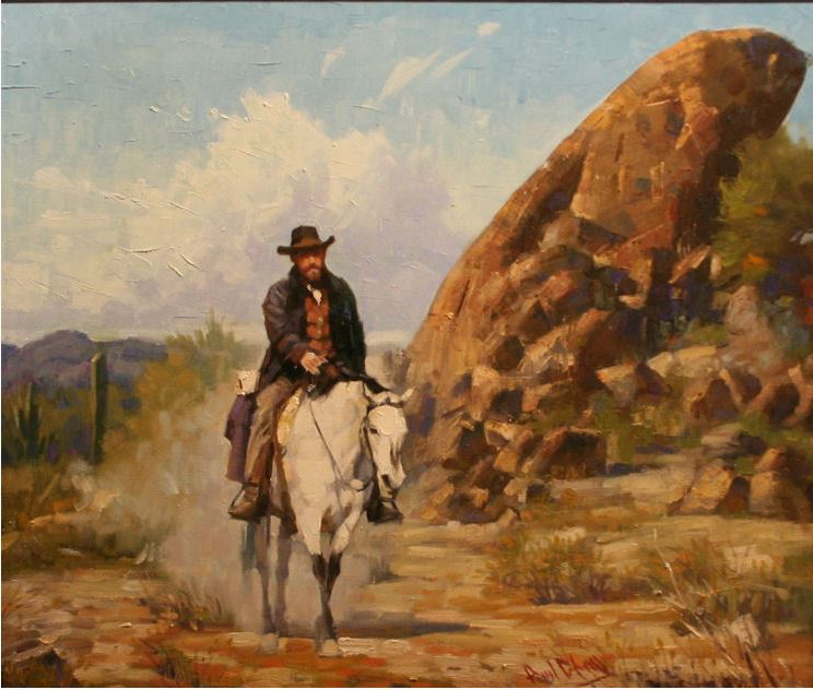 Cowboy and Rocks