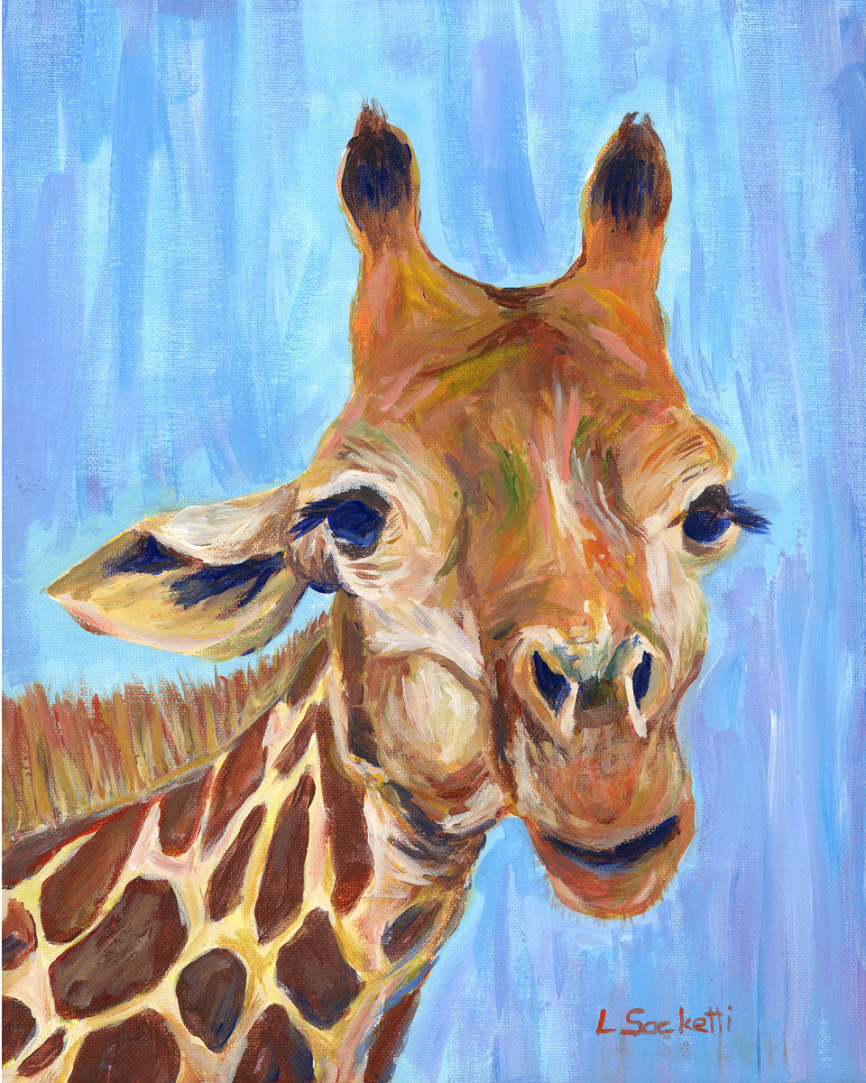 Portrait of a Giraffe