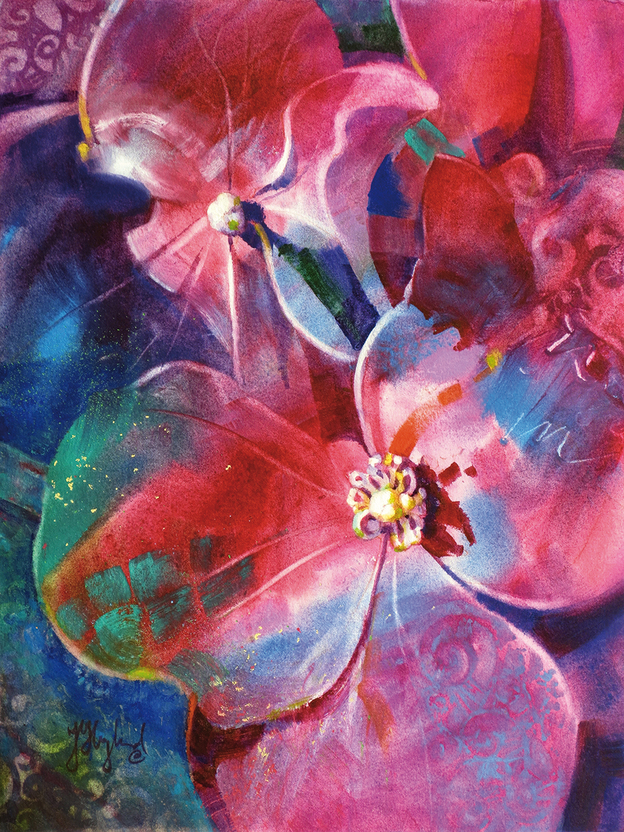 Multi-colored Hydrangea