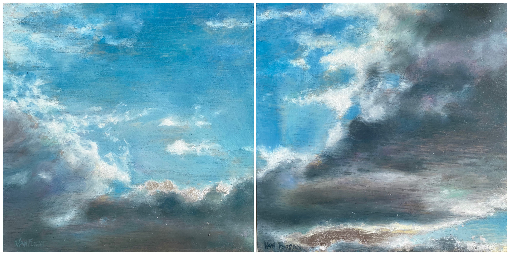 Sky 55 (diptych)