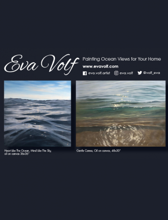 Pearl Tide - Original Realistic Ocean Wave Painting oil on round 20 canvas  - Original Ocean Paintings by Eva Volf