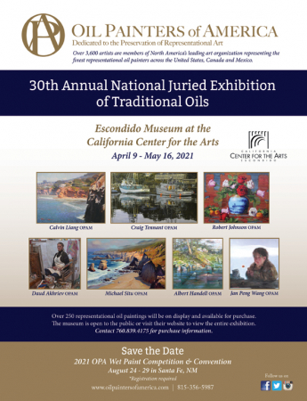 Oil Painters of America 30th National Juried Exhibition Associate and Signature Division