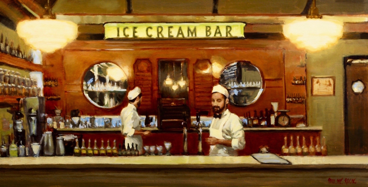 Servers at the Ice Cream Bar